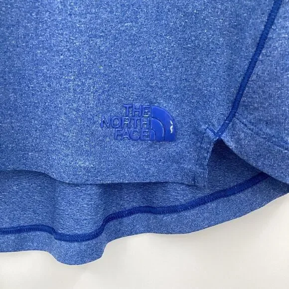 Ladies The North Face Mountain Athletics v-neck Performance Tee‎ - blue - medium - Picture 4 of 9